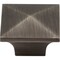 Jeffrey Alexander 1-1/4" Overall Length Brushed Pewter Pyramid Cairo Cabinet Knob 595BNBDL - alternate 4
